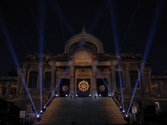 プロジェクションマッピング at 築地本願寺
